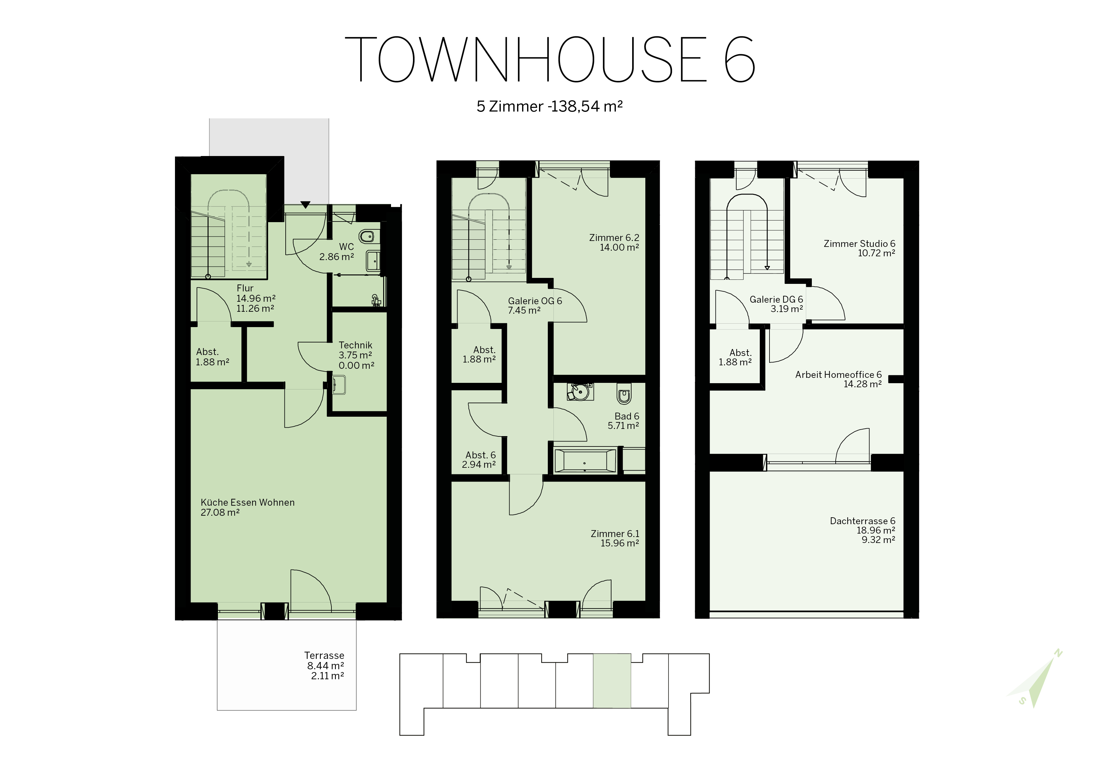 Townhouse Grundriss 